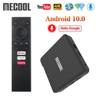 mecool km1 deluxe atv google certified android 10 tv box amlogic s905x3 androidtv prime video 4k dual wifi set top box 2g 16g