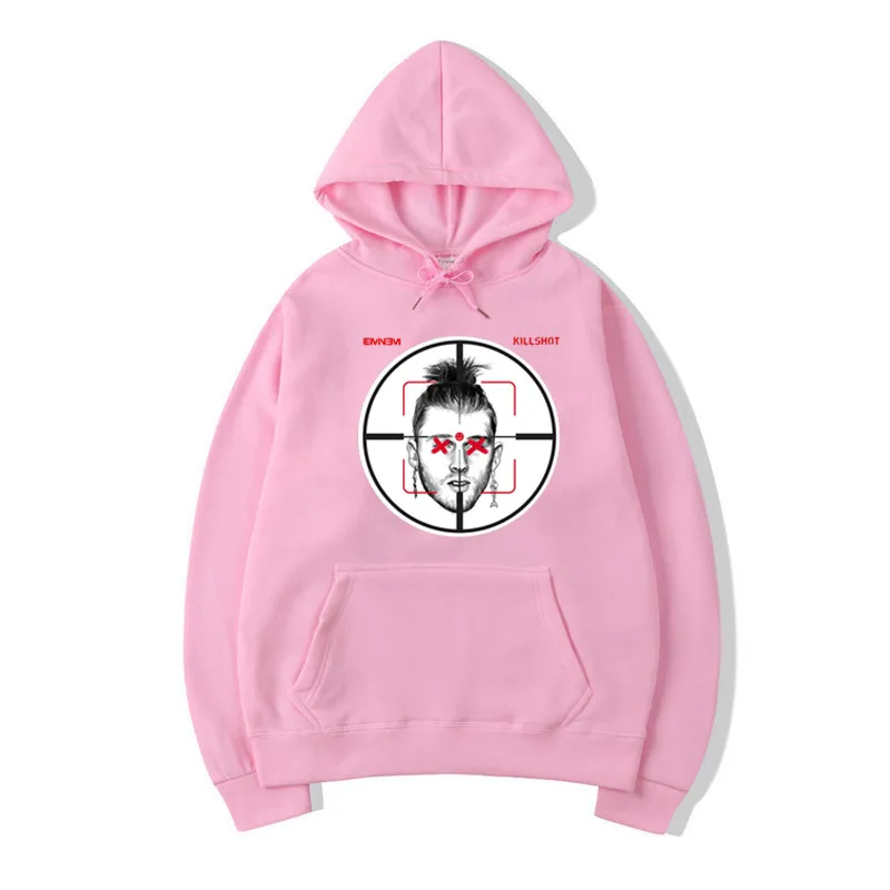 T126A-pink Мужские толстовки с капюшоном в стиле Эминем пулемет Келли ДИСС, толстовки унисекс в стиле хип-хоп, толстовки с капюшоном - Цвет: T126A-pink