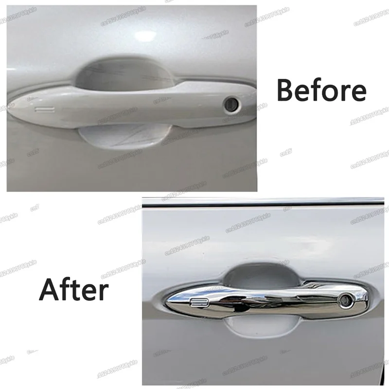 Обложка дверной ручки из углеродного волокна для toyota avalon xx50 2019 2020 2021 2022