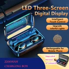 TWS-наушники с зарядным футляром и поддержкой Bluetooth 5,0, 2200 мА  ч