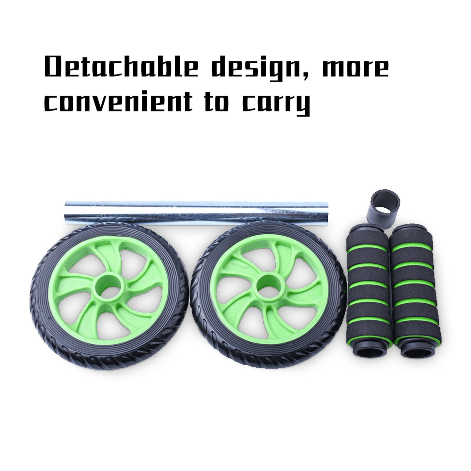 

7 PCS Ab Roller Set Professional Household Abdominal Wheel with Push Up Frame Jump Rope Fitness Equipment at Home Gym