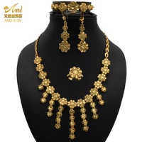 aniid jewelery sets necklace and earring women bohemian dubai gold for women 2021 accessoires jewellery turkish nigeria 24k