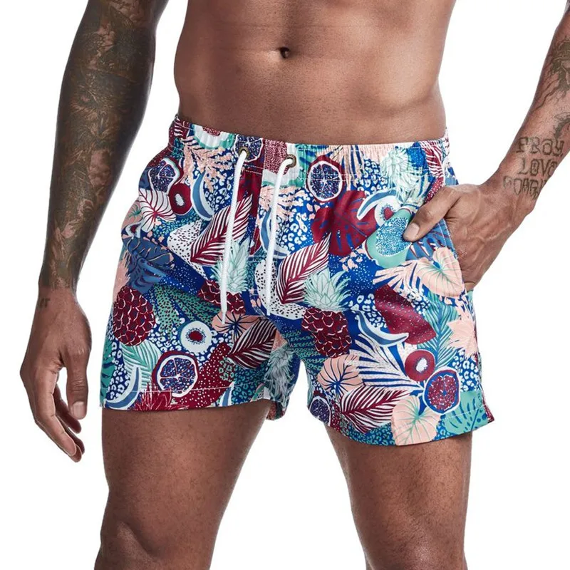 

Men Swimsuits Sexy Swim Briefs Quick Dry Trunks Gay Swimwear Beach Shorts Swimming Surf Board Sports Fitness Wear Sweatpants