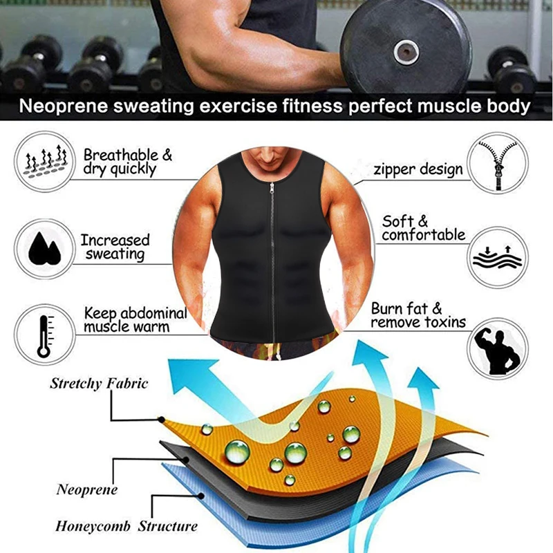 Мужской тренировочный костюм Miss Moly шейпер для талии сауны пота пояс похудения