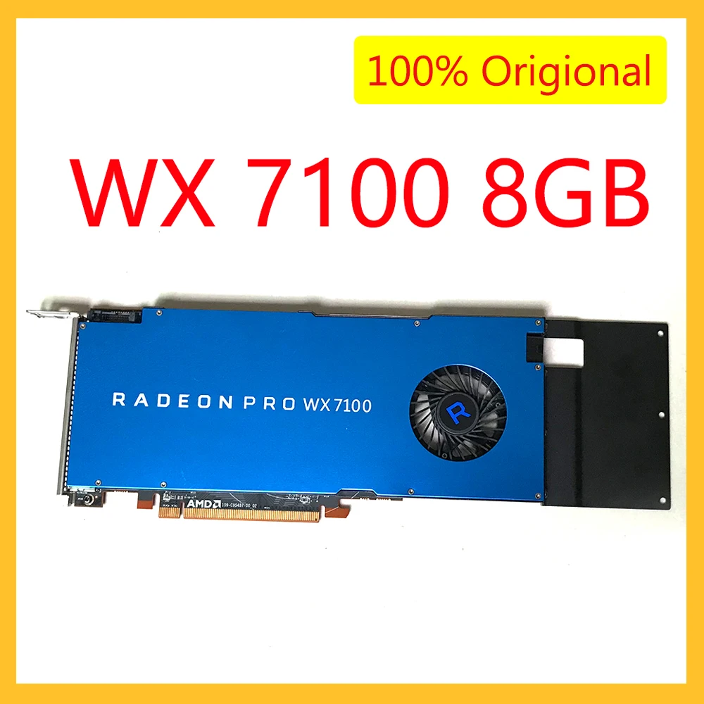 Видеокарта placa de video WX7100 оригинальная новая графическая карта для AMD Radeon Pro WX 7100 8 ГБ