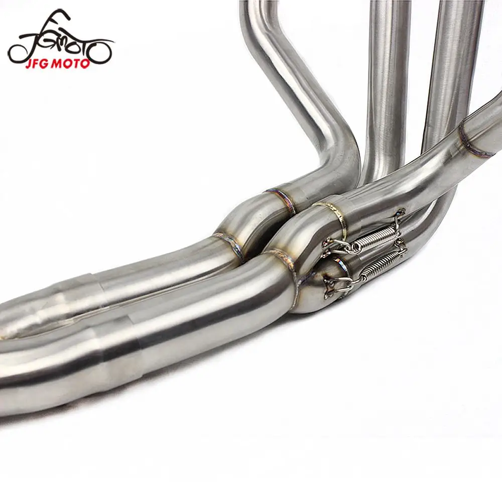 Выхлопная труба для мотоцикла из нержавеющей стали глушитель передняя Труба