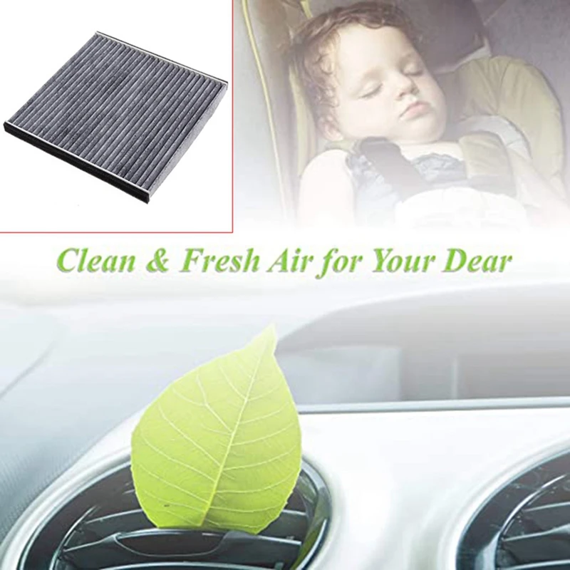 

3 Pcs Car Cabin Fiber Air Conditioner Filter Gray for Toyota COROLLA Camry REIZ Viso Highlander
