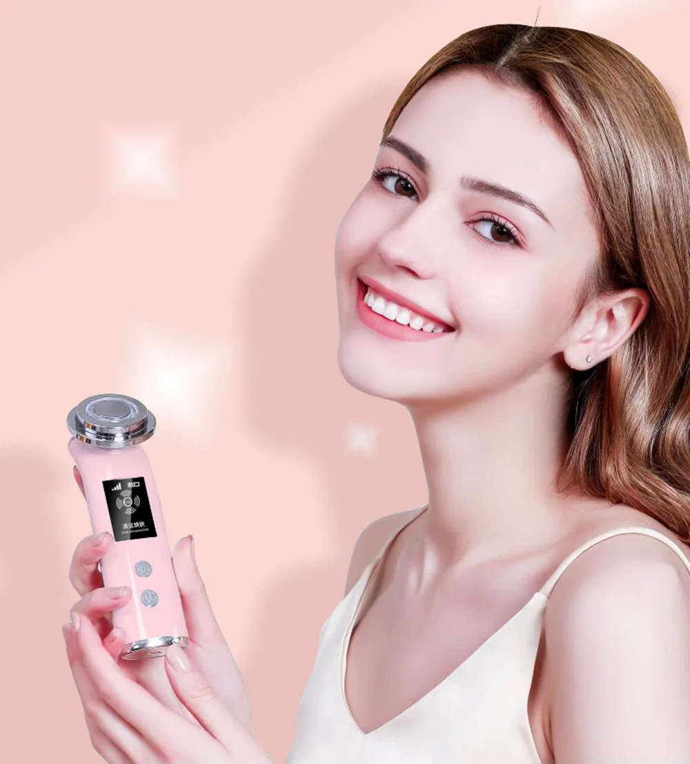 Высокочастотный микро-токовый массажер для лица и шеи улучшает блеск кожи