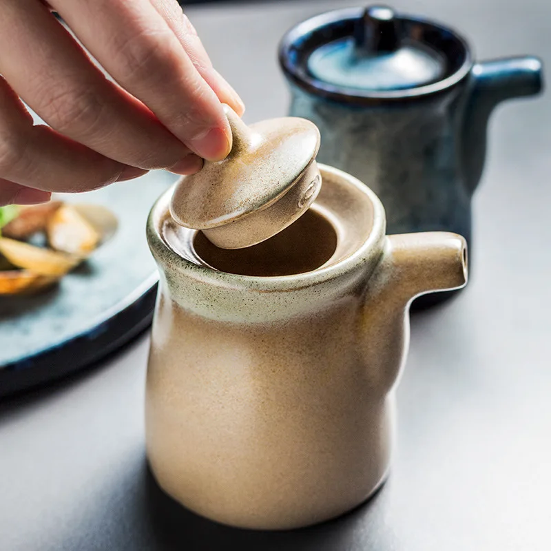 NIMITIME японский стиль печь глазурованная керамическая приправа горшок масло уксус