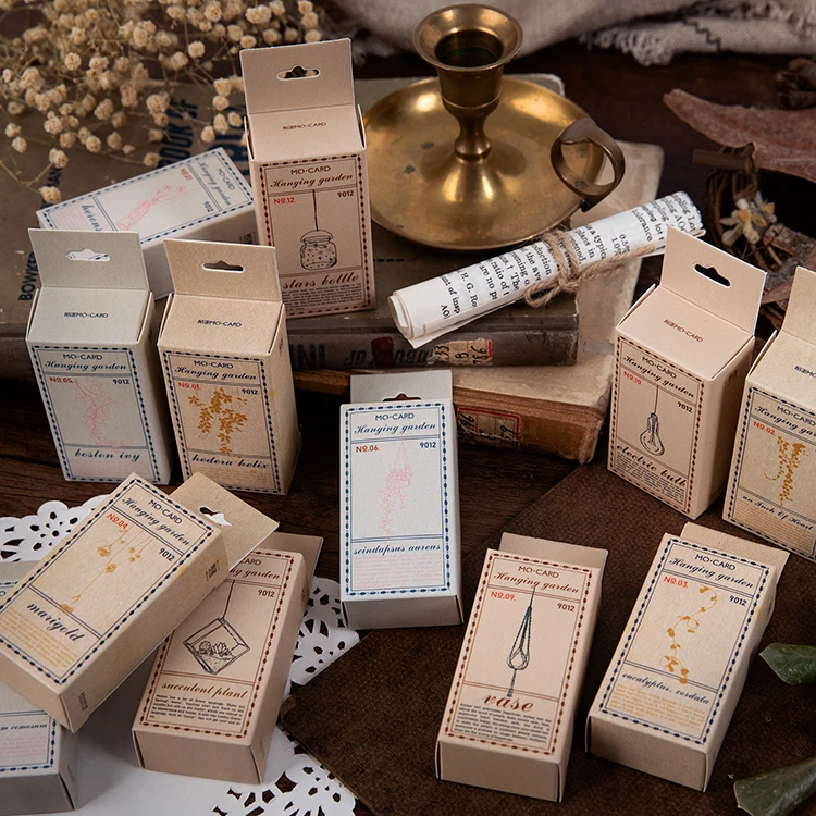 Винтажный Цветок Трава суккуленты Растения Дерево Печать фотография для