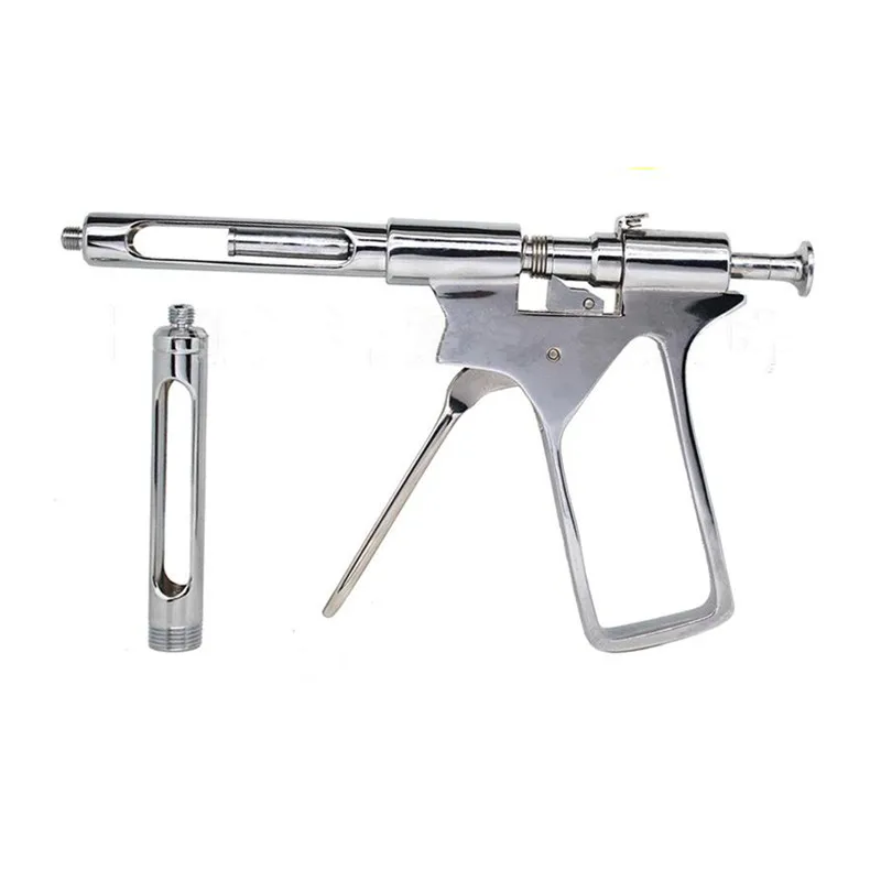 Dental Gun Syringe Stainless steel Quantitative Press Type Surgical Instruments Oral Care 1.8ml | Красота и здоровье