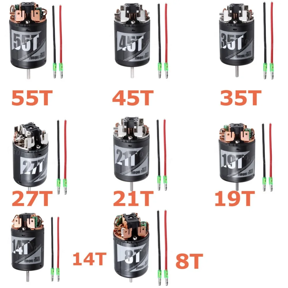 Двигатель с регулируемым крутящим моментом для радиоуправляемой модели матовый