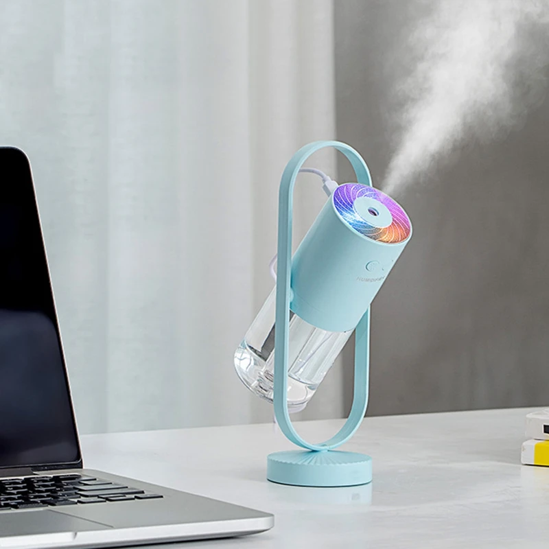 Ультразвуковой увлажнитель воздуха вращающийся на 360 градусов USB аромадиффузор