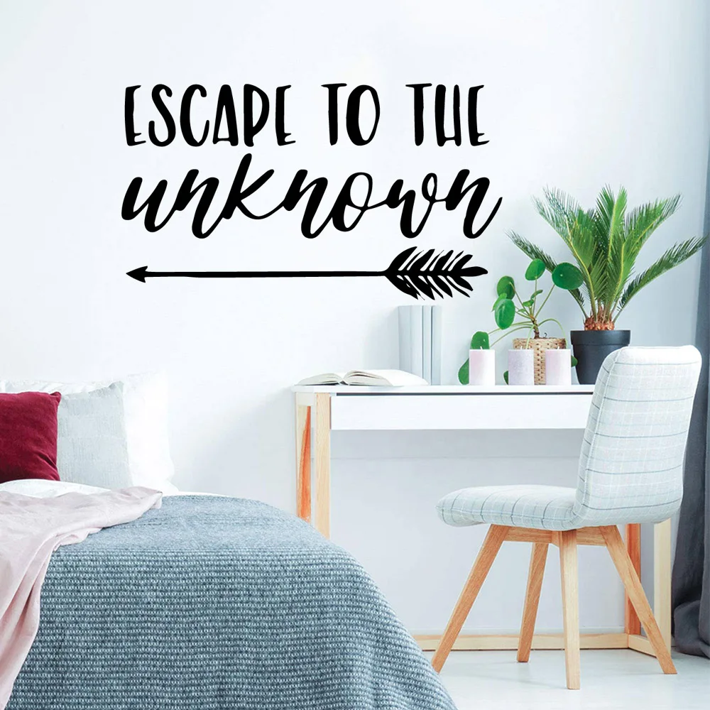 Модные виниловые наклейки со стрелками на стену водонепроницаемые настенные для