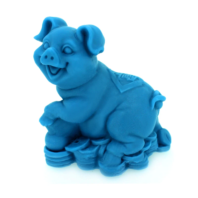 Николь силиконовые формы для мыла 3D Свинья формы DIY смолы ремесла плесень