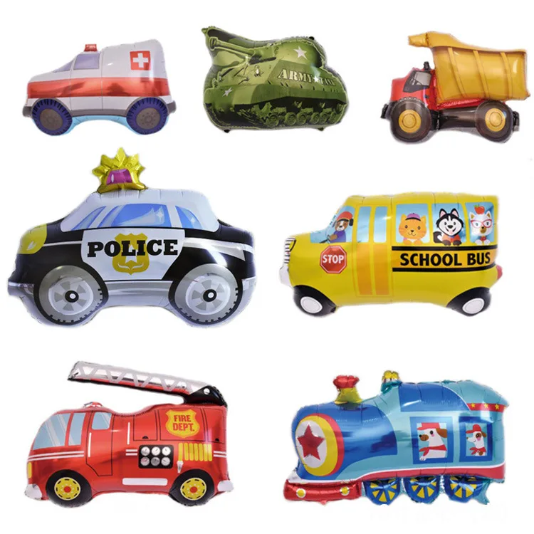 Детский игрушечный воздушный шар в форме автомобиля школьный автобус автомобиль