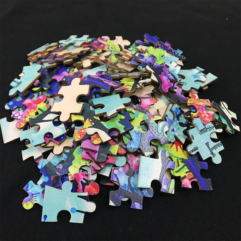 

Wooden Jigsaw Puzzles 35 70 96 150 Pieces Wooden Intelligence Educational Game Difficult Mysterious Adults Wooden Puzzle Toys