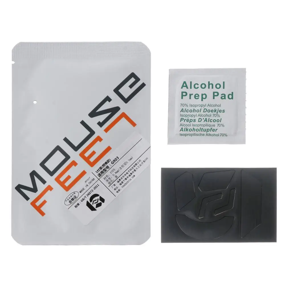 1 Набор 0 6 мм Замена кривой кромки мыши Ноги коньки для Logitech G903 мышь|Аксессуары