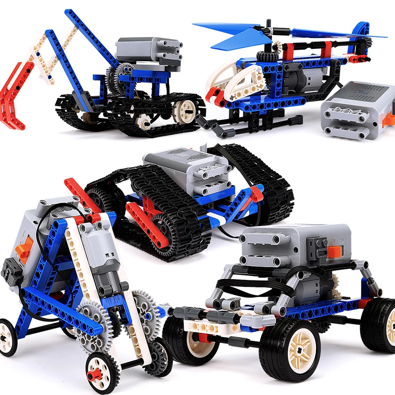 Механические строительные блоки Wange STEM Power Machinery механические Moc игрушки для детей