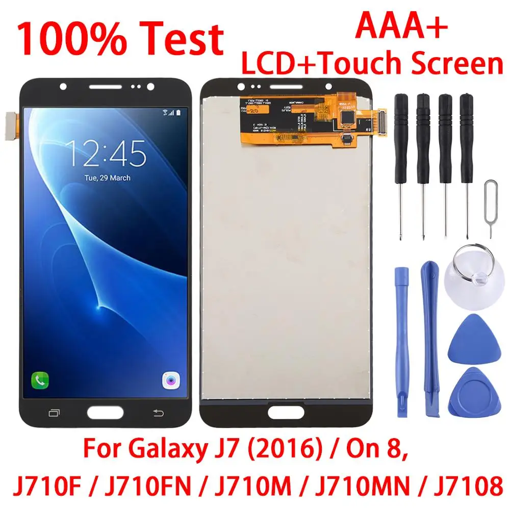 ЖК экран для Samsung Galaxy J7(2016)/On 8 J710F/J710FN/J710M/J710MN/J7108 + дигитайзер в сборе|Сенсорные