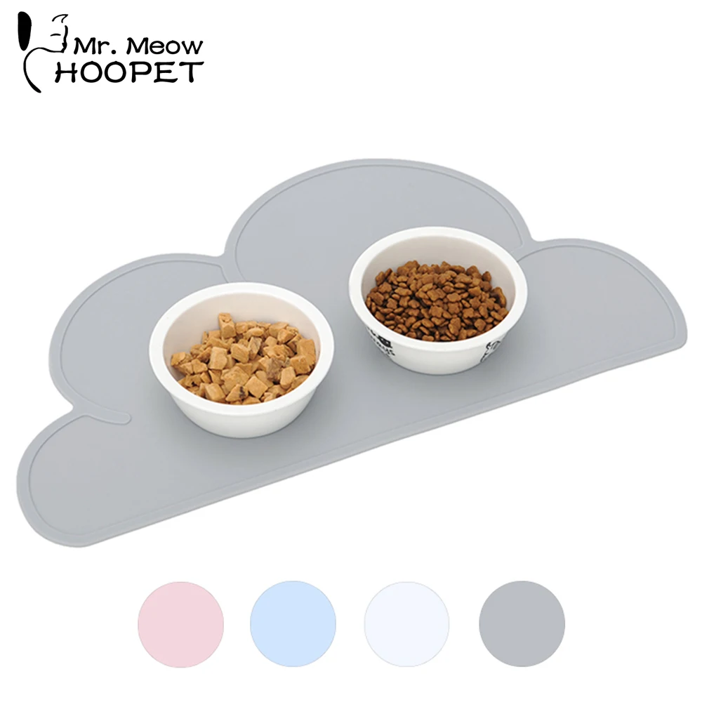 Hoopet миска для корма собак и кошек коврик в форме облаков воды защиты от