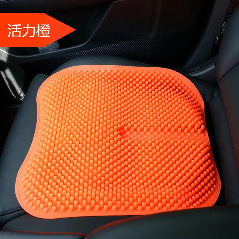 

Car Cushion Cooling Mat Ventilated Breathable Massage Physiotherapy 3D Silicone Office Seat Universal