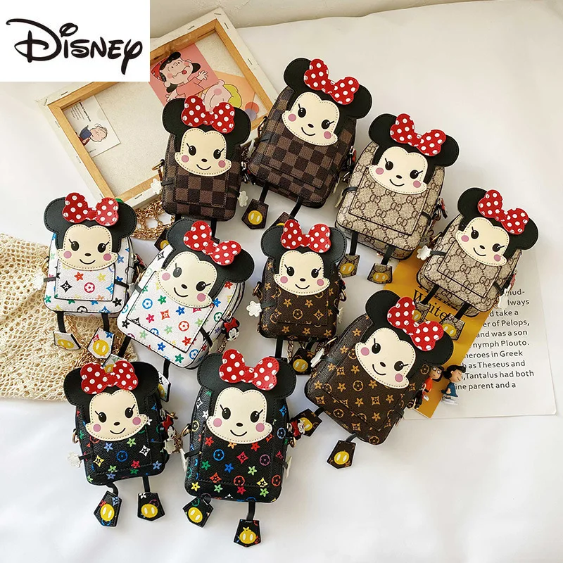 

Children's Mickey Coin Purse 2021 Summer New Mini Wallet Little Girl Shoulder Bag Accessories Women Coin Purse Small Mini Bag
