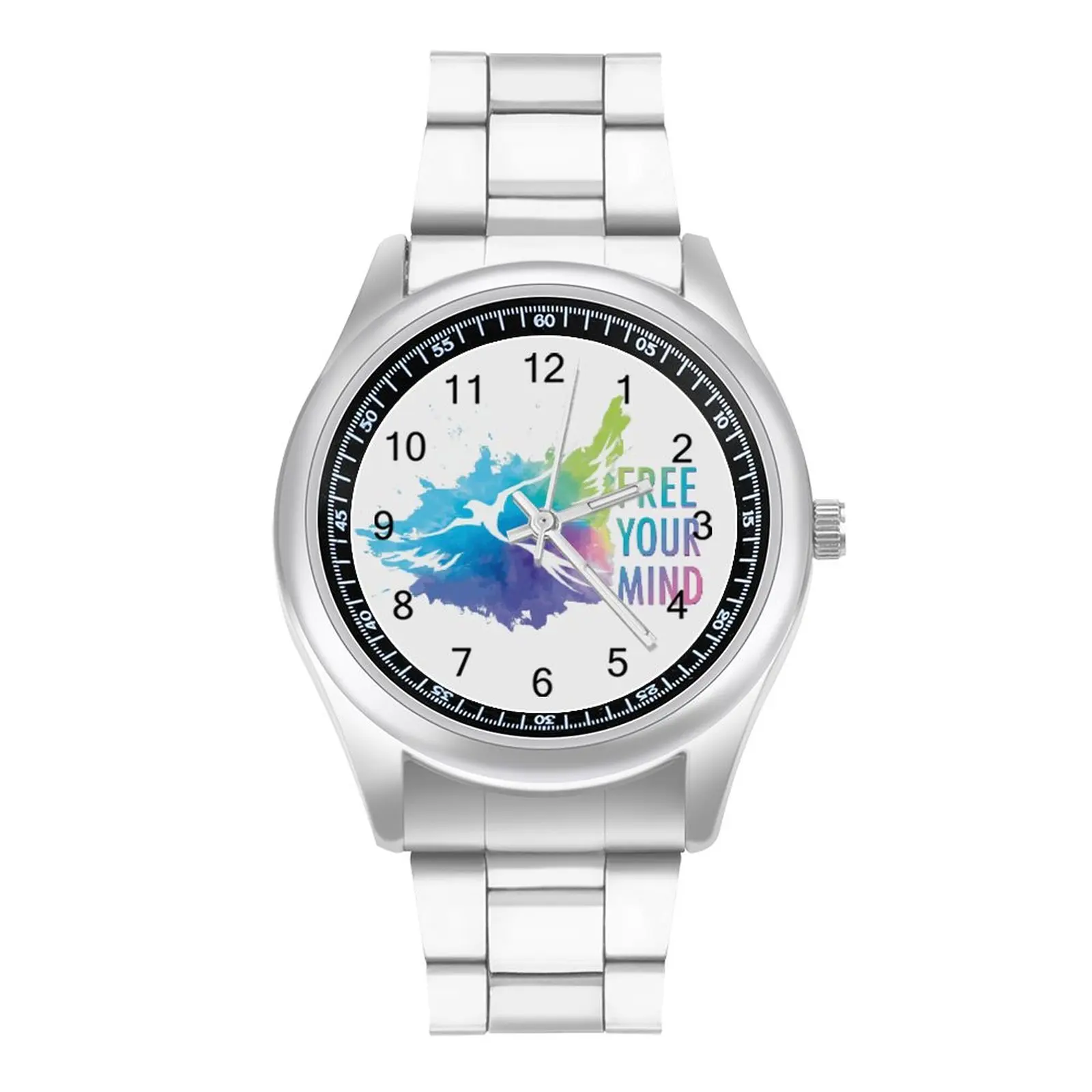 

Высококачественные кварцевые часы Hippie, красивые наручные часы из нержавеющей стали для подростков, наручные часы для путешествий и фотогра...