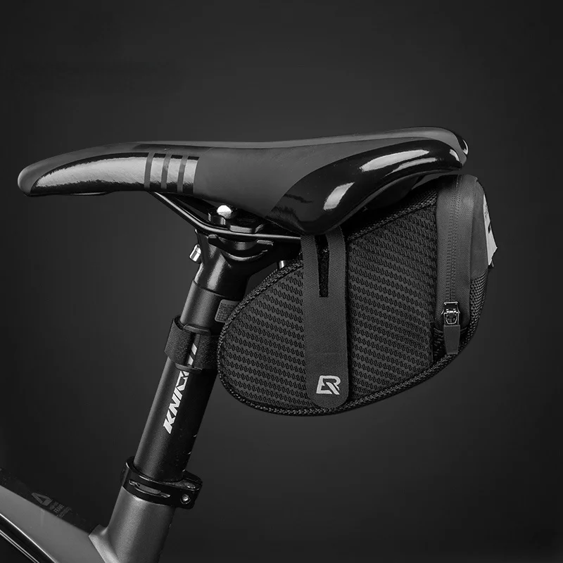

Bicycle Saddle Bag 3D Shell Rainproof Reflective Shockproof Cycling Bike Tube Rear Tail Seatpost Bag Bike Accessories