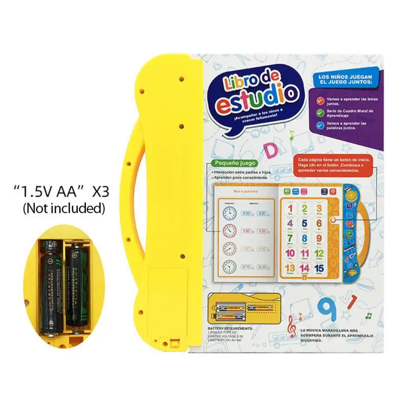 Устройство для чтения на испанском и английском языках Детская обучающая машина
