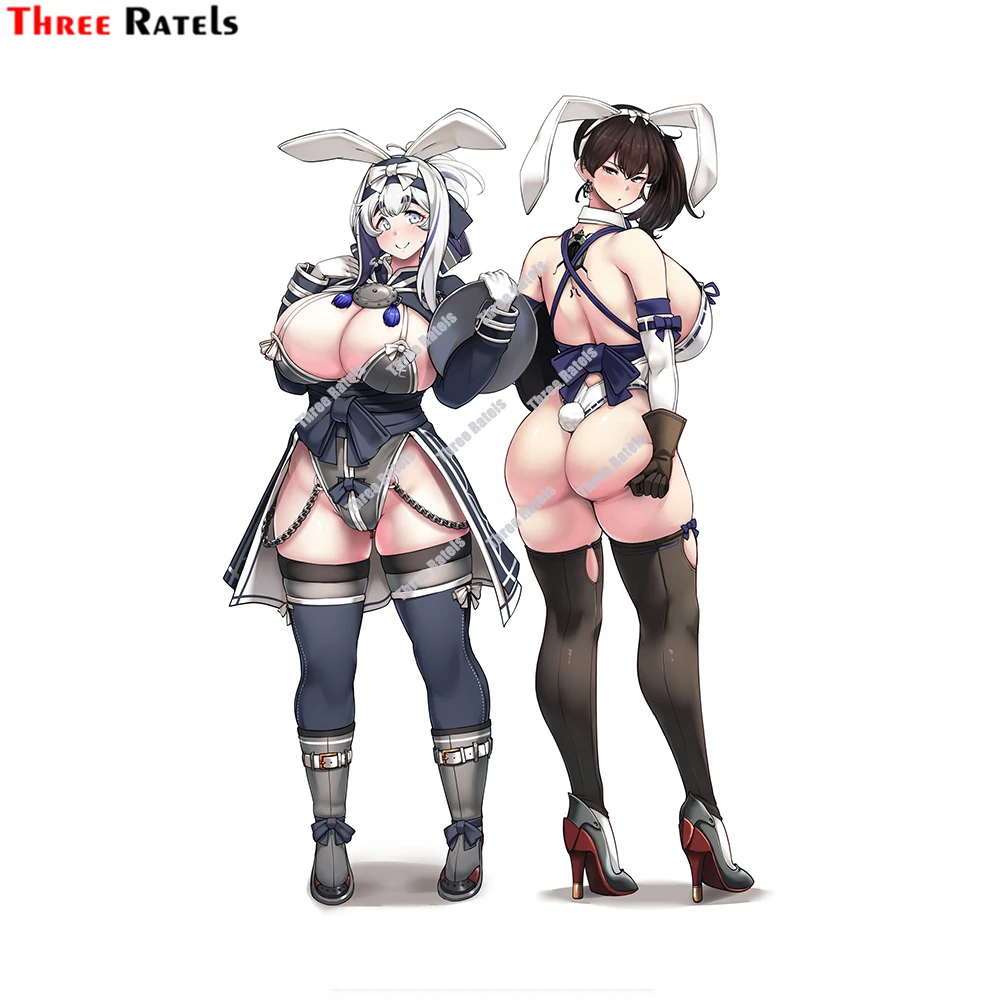 Three Ratels D665 Kaga Kamoi и Jingei Kantai Коллекция автомобильных наклеек наклейка аниме