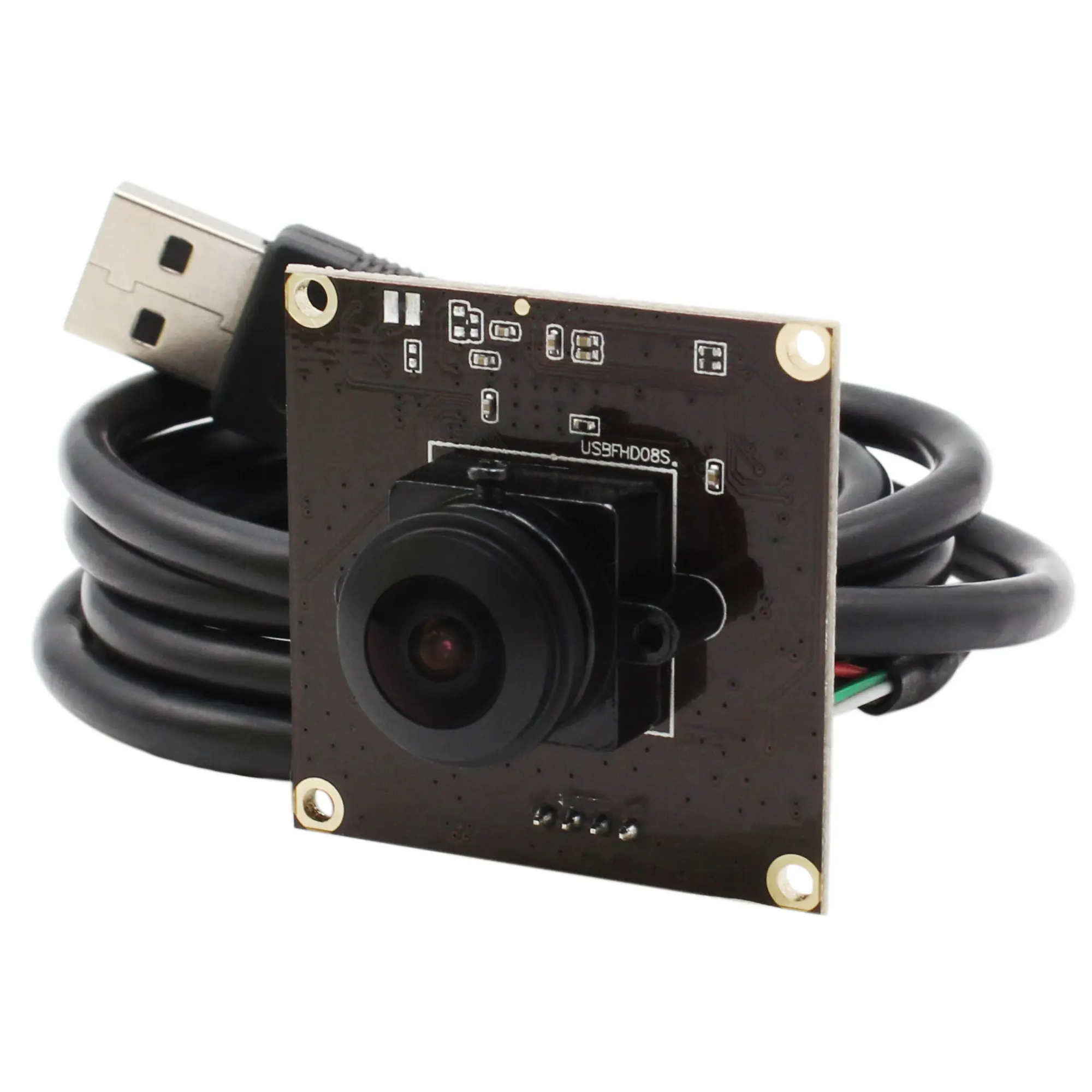 USB-веб-камера MJPEG 60fps 1920*1080 Fisheye высокоскоростная 60fps/120fps/260fps CMOS широкоугольный