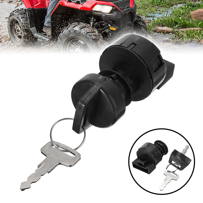 For Polaris Sportsman 400 500 550 600 700 800 1set Motorcycle Scooter ATV Ignition Key 3 Position Switch Parts Accessories