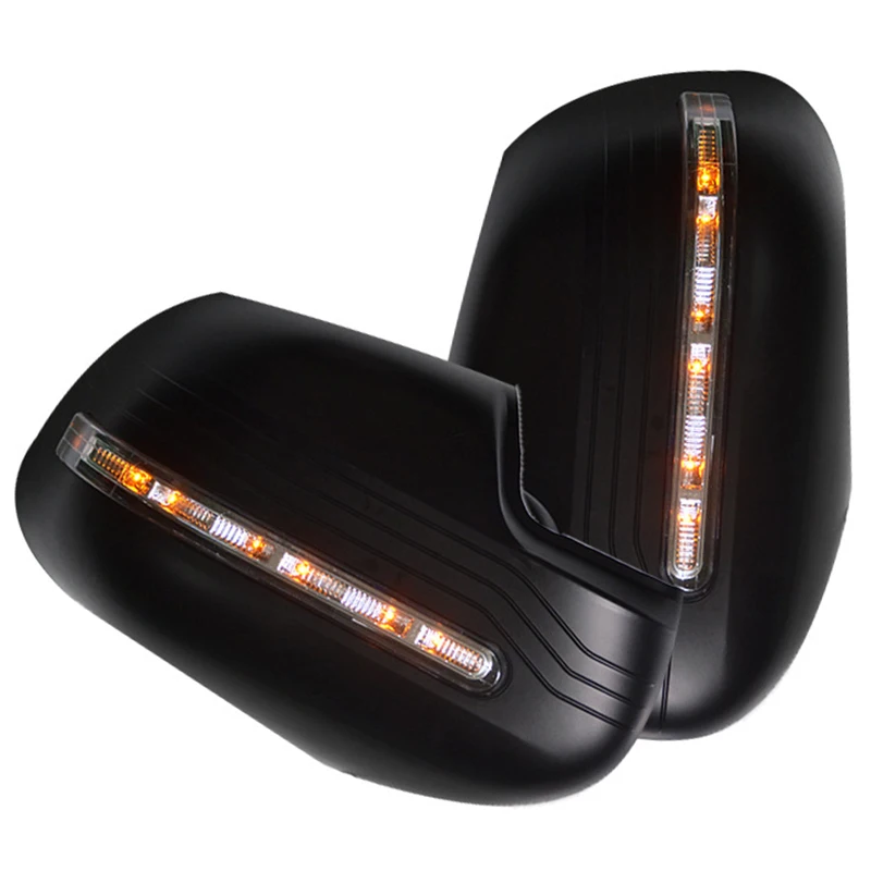 Автомобильная боковая зеркальная крышка со светодиодом для Nissan Navara NP300 2015-2019