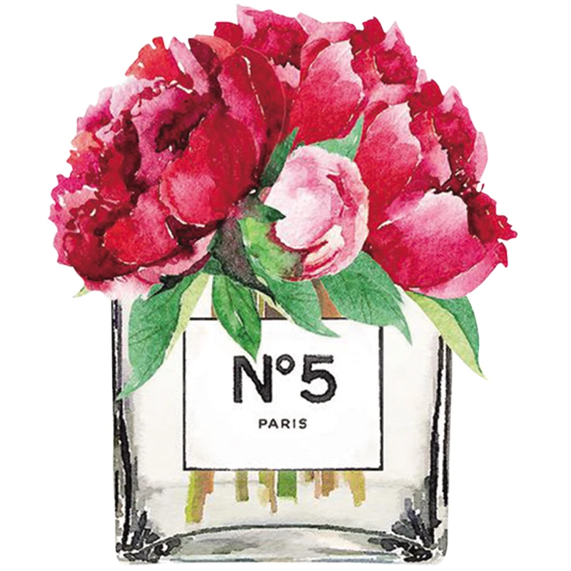 Термонаклейки Paris для парфюмерии модные топы Термотрансферная аппликация сделай