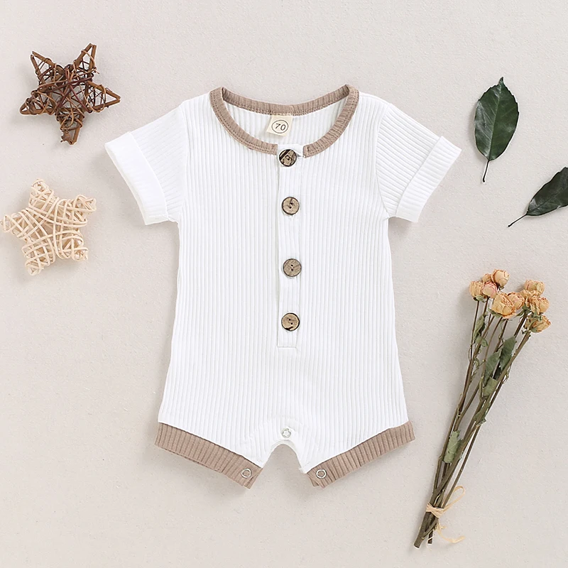 HITOMAGIC комбинезон с коротким рукавом для новорожденных мальчиков и девочек