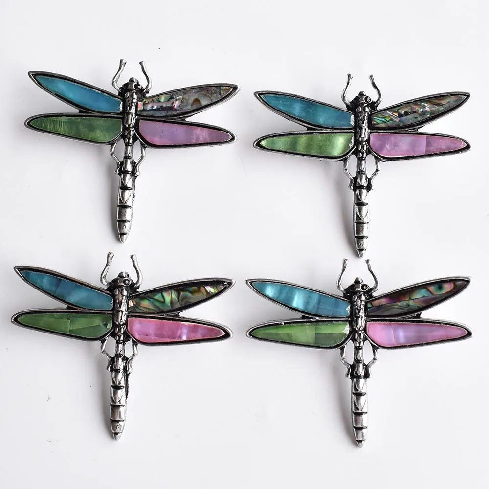 4 шт. Новая женская брошь или Женские Подвески с природой абалона ракушка Морская