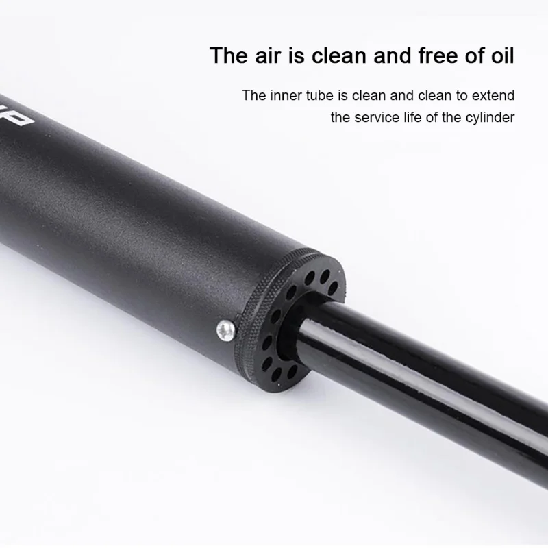 

Portable Mini Bike Floor Pump Automatically Reversible Valves Mini Bicycle Air Pump 120PSI With Multifunction Ball Needle