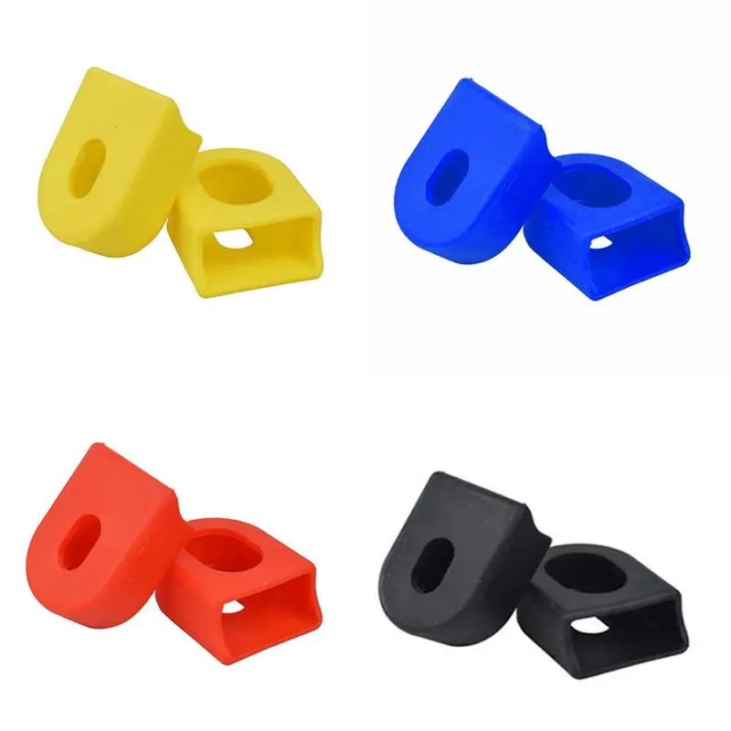 

2PCS MTB Crank Mountain Bicycle Fixed Gear Carbon Fiber Crankset Protector Case RACEFACE Cover Cap Bicycle Pedals Tools