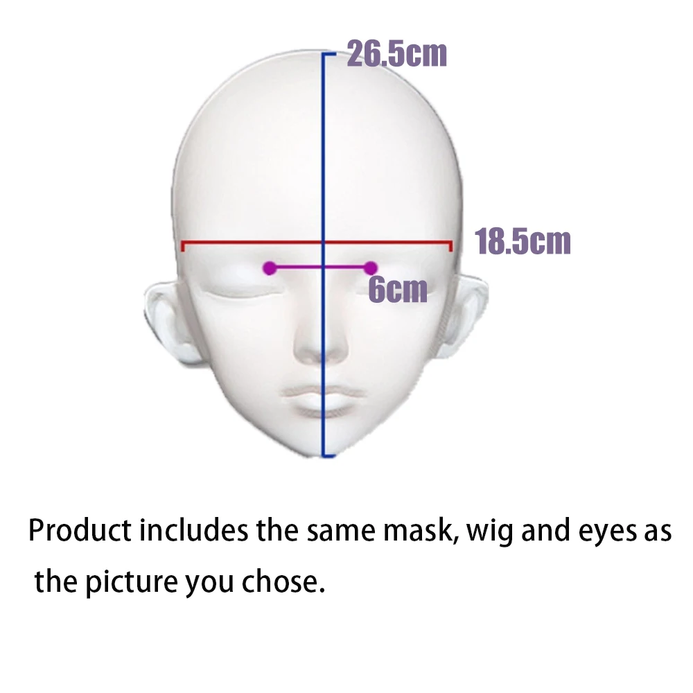 KnowU Kigurumimask Перманентный макияж Аниме Кукла головные уборы Crossdresser Косплей Crossdress BJD