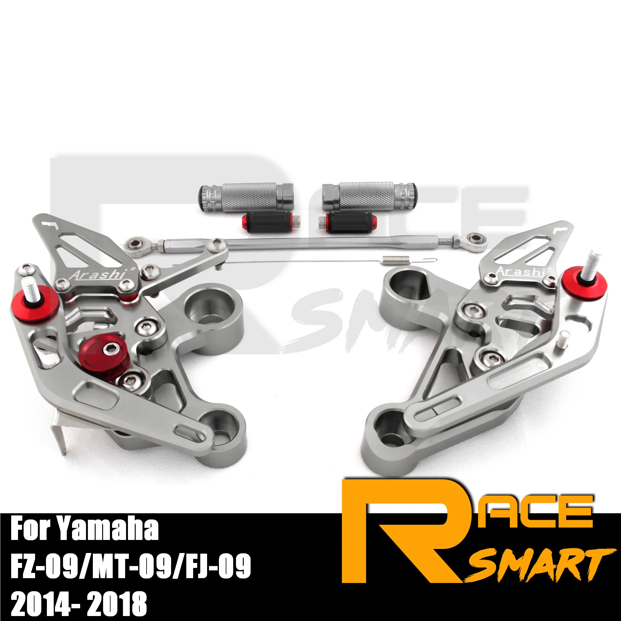 Мотоцикл задний подножки для езды на велосипеде YAMAHA FZ-09 MT-09 FJ-09 MT09 2014-2021 2015 2016 2017 2018