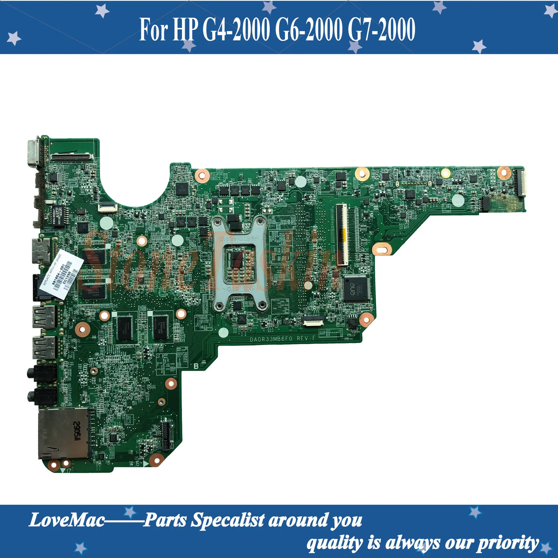 Высокое качество 680570-001 для ноутбука HP G4-2000 G6-2000 G7-2000 Материнская плата 680570-501