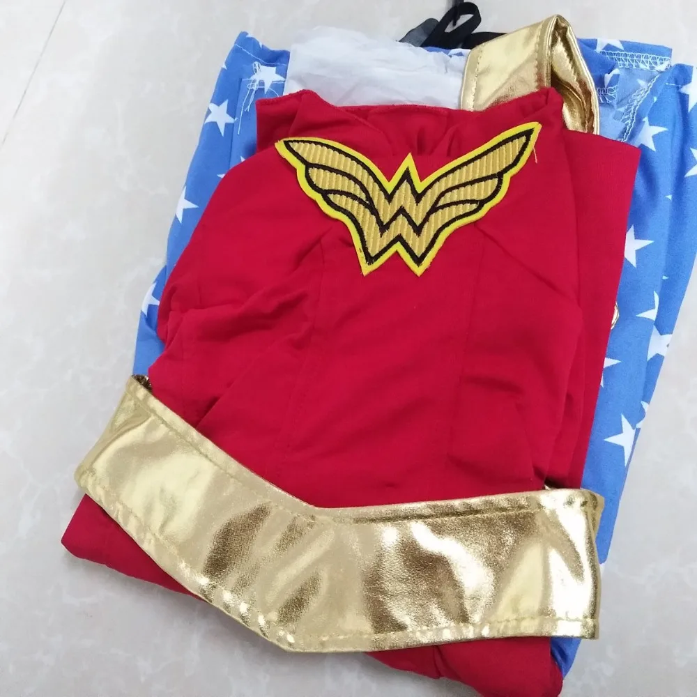 Супергерой Супермен, Женский карнавальный костюм на Хэллоуин, Wonder Woman, вечерние костюмы Zentai, женские Ролевые костюмы из фильма, платье+ плащ