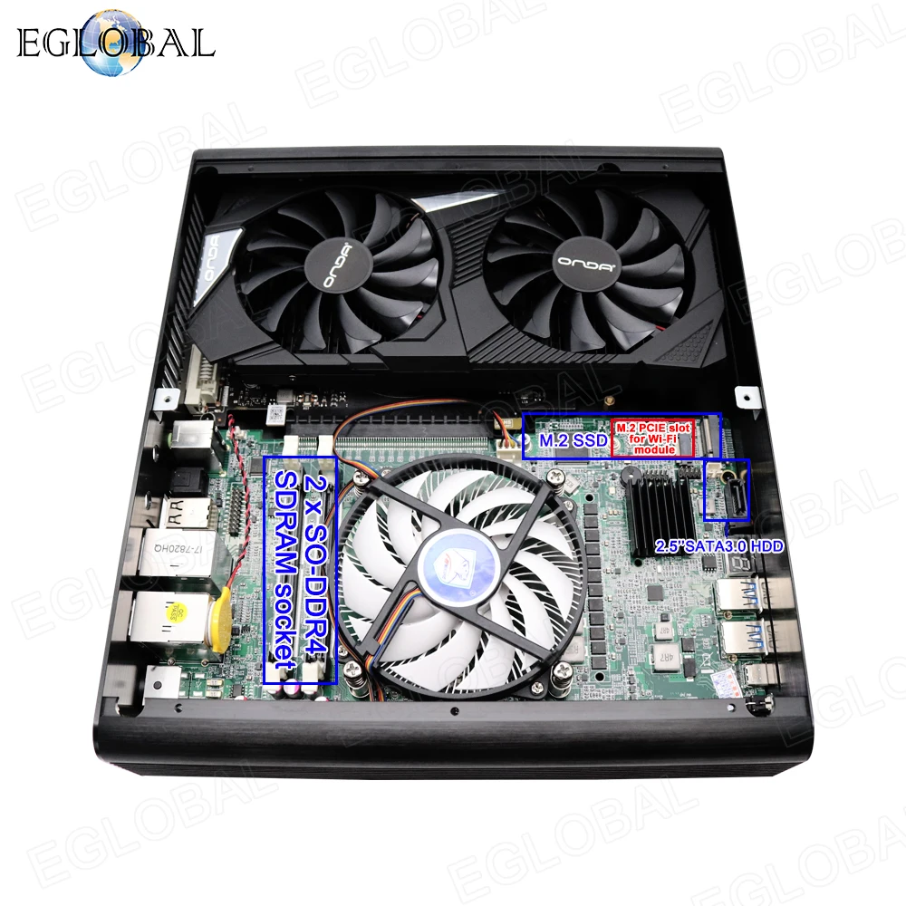 HDMI DP DVI max 8K HTPC GTX 1650 GPU маленький компьютер Intel Core i7 9700F i5 9400F 7820HQ мини игровой ПК Windows