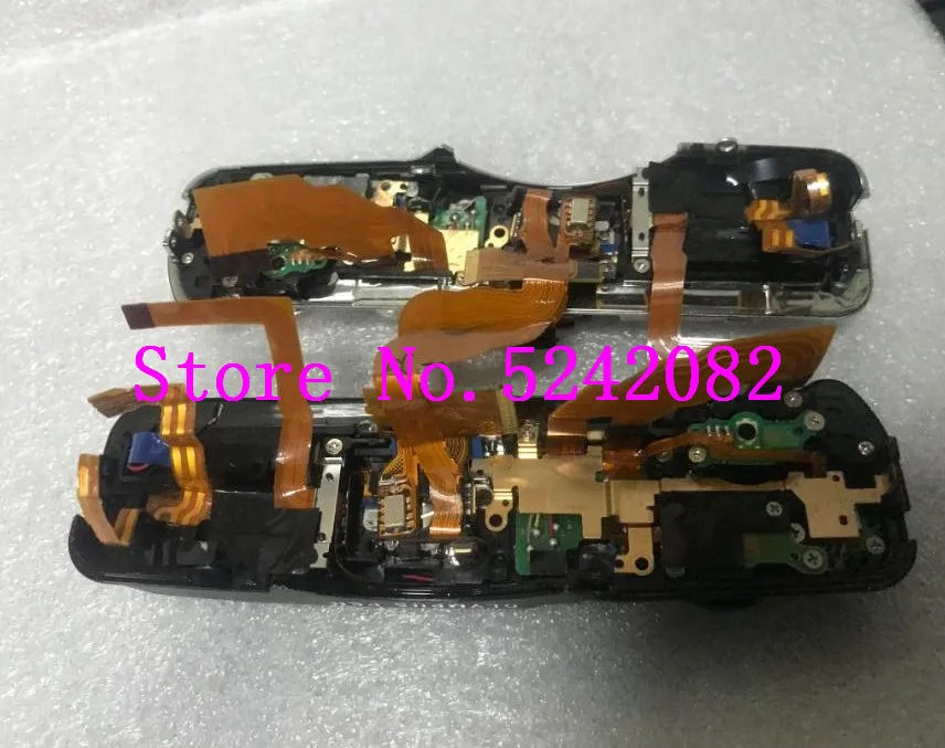 Черная/белая новая верхняя крышка в сборе с деталями для вспышки и ремонта кнопок