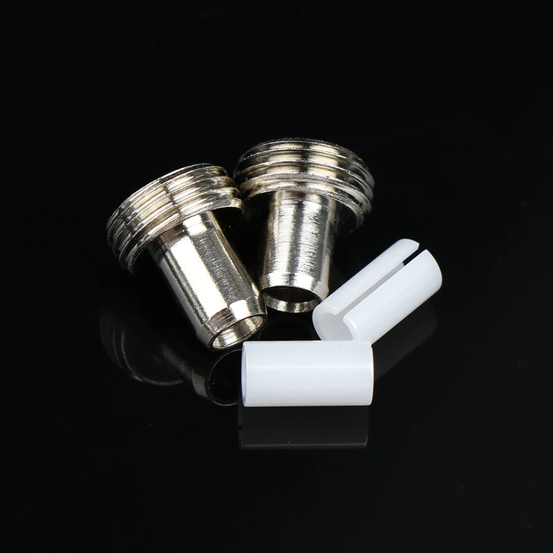

2set Fiber Optic Metal Fitting Connectors Ceramic Tube Sleeves Replacement Parts