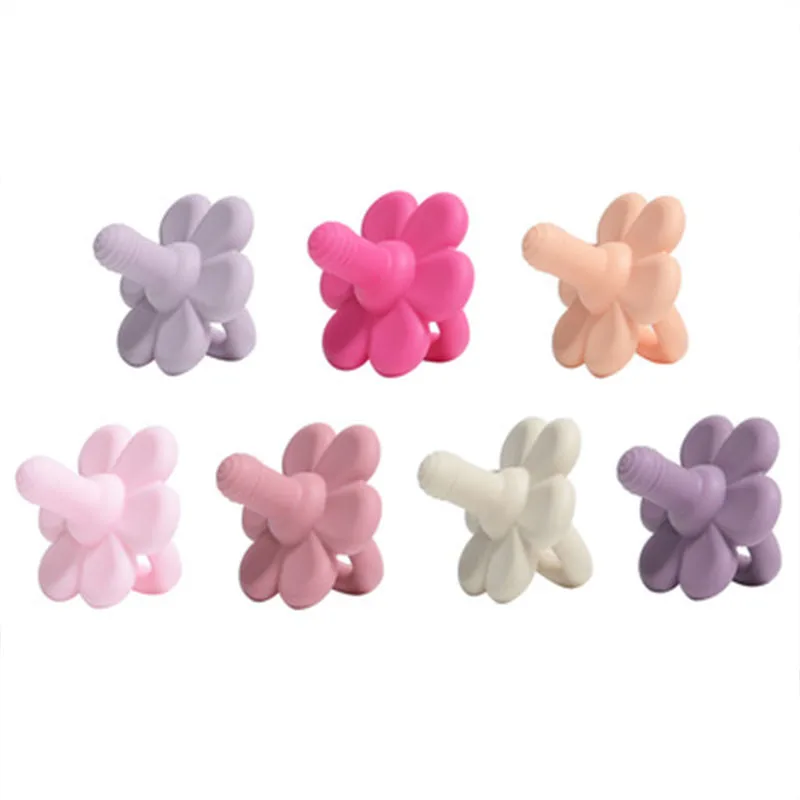 

New Baby Pacifier Biting Newborn Child Masquese Molar Rods Pain Soothing Teething Toys Baby Nursing Accessories