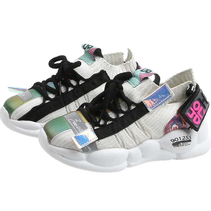 Кроссовки для мальчиков и девочек модные детские спортивные кроссовки школы