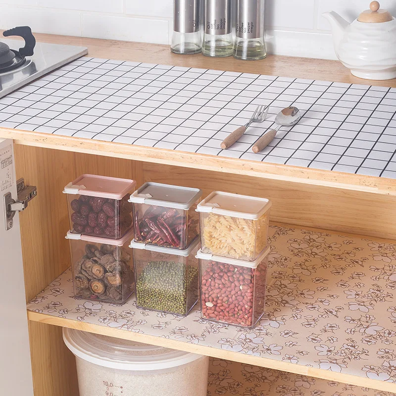 Бытовые водонепроницаемые коврики с принтом для шкафов Многофункциональные