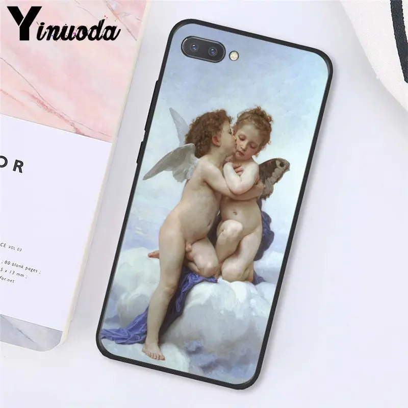 Чехол Yinuoda для телефона с винтажным рисунком радиая Ренессанса ангелов Huawei Honor 8A 8X